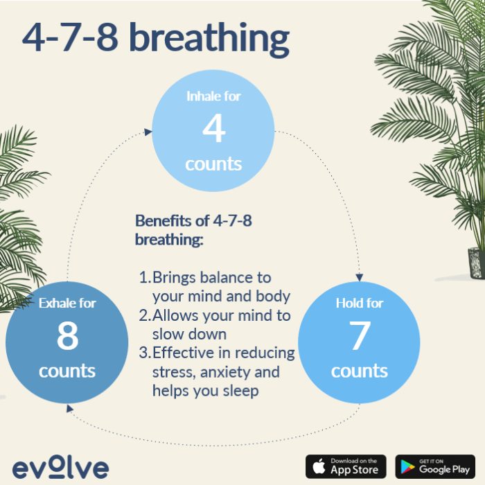 Breathing exercises for stress management